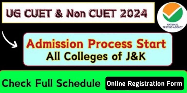 Fresh Admission Open for Non CUET Application 2024 Form Apply Now